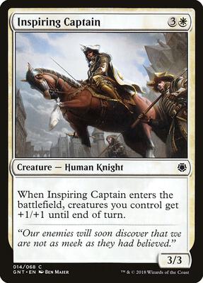 Inspiring Captain card from Magic Game Night