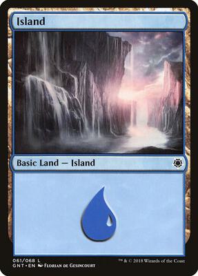 Island (061) card from Magic Game Night