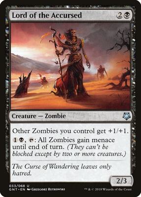 Lord of the Accursed card from Magic Game Night
