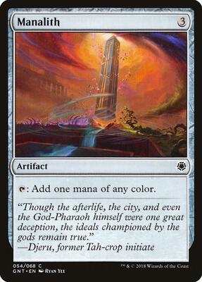 Manalith card from Magic Game Night