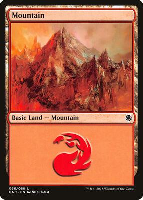 Mountain (066) card from Magic Game Night
