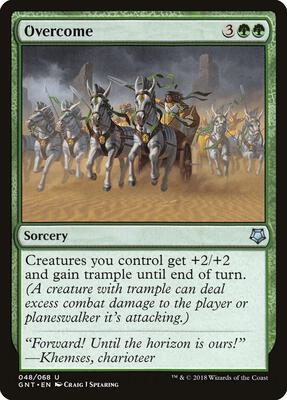 Overcome card from Magic Game Night