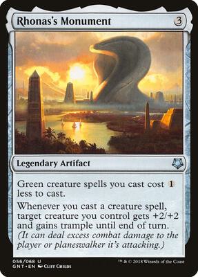 Rhonas's Monument card from Magic Game Night