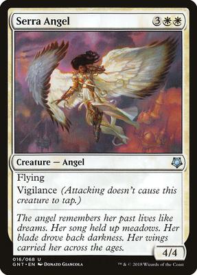 Serra Angel card from Magic Game Night