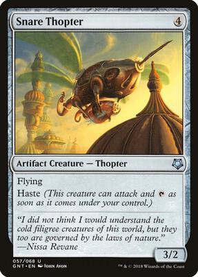 Snare Thopter card from Magic Game Night