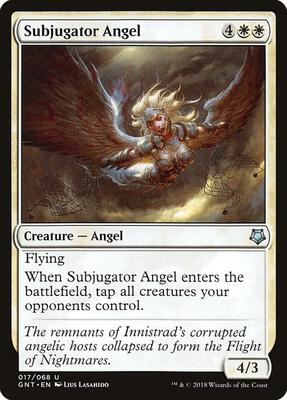 Subjugator Angel card from Magic Game Night
