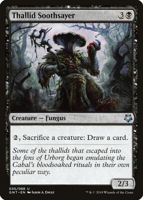 Thallid Soothsayer card from Magic Game Night