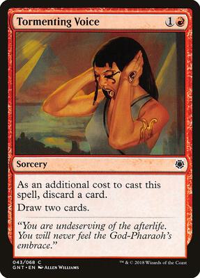 Tormenting Voice card from Magic Game Night