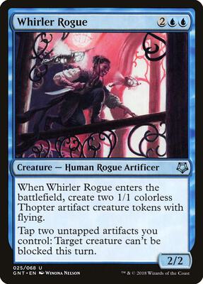 Whirler Rogue card from Magic Game Night