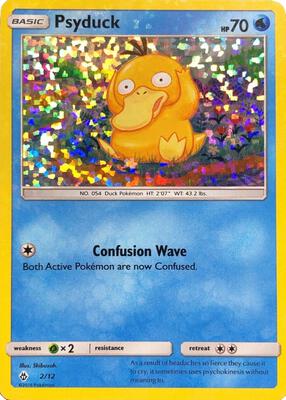 Psyduck - 2/12 card from McDonald's Promos 2018