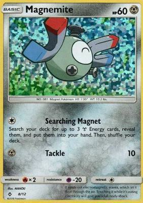 Magnemite - 8/12 card from McDonald's Promos 2018