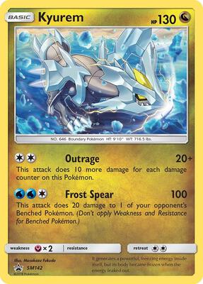 Kyurem - SM142 card from SM Promos