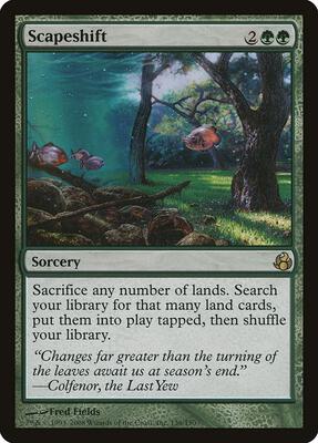 Scapeshift card from Morningtide