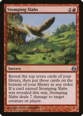 Stomping Slabs card from Morningtide