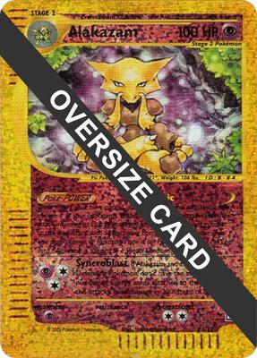 Alakazam - 1/12 (Box Topper) card from Jumbo Cards