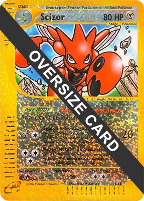 Scizor - 7/12 card from Jumbo Cards