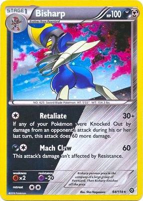 Bisharp - 64/114 (Cosmos Holo) card from Miscellaneous Cards & Products