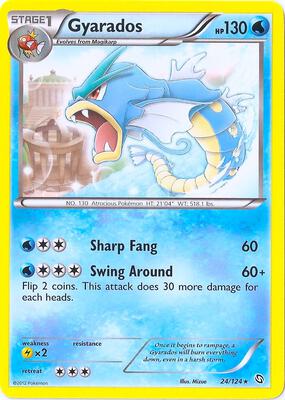 Gyarados - 24/124 (Cosmos Holo) card from Blister Exclusives