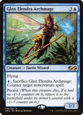 Glen Elendra Archmage card from Ultimate Masters