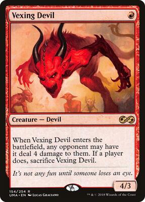 Vexing Devil card from Ultimate Masters