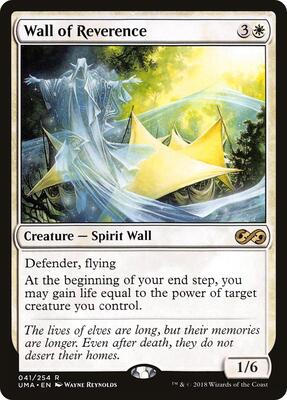 Wall of Reverence card from Ultimate Masters