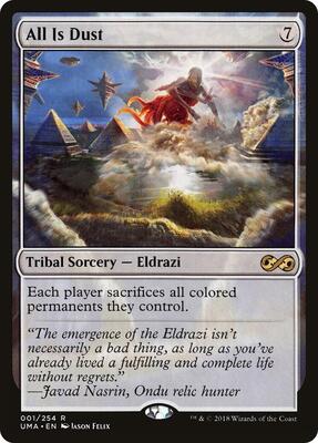 All Is Dust card from Ultimate Masters
