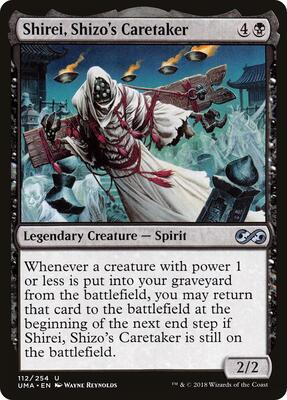 Shirei, Shizo's Caretaker card from Ultimate Masters