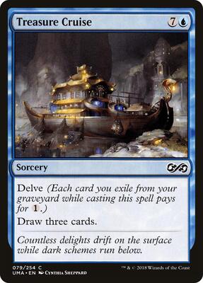 Treasure Cruise card from Ultimate Masters
