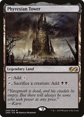 Phyrexian Tower card from Ultimate Masters