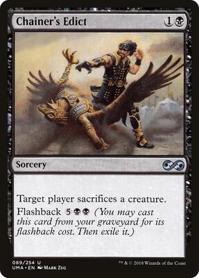Chainer's Edict card from Ultimate Masters