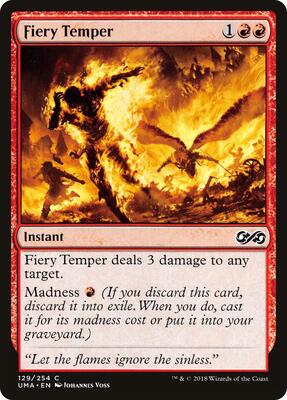 Fiery Temper card from Ultimate Masters