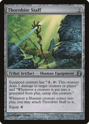 Thornbite Staff card from Morningtide
