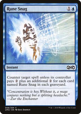 Rune Snag card from Ultimate Masters