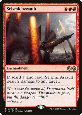 Seismic Assault card from Ultimate Masters