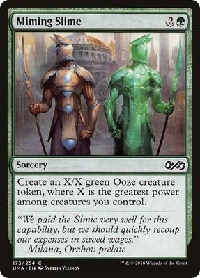 Miming Slime card from Ultimate Masters