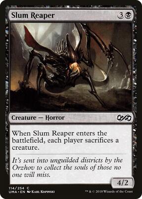 Slum Reaper card from Ultimate Masters