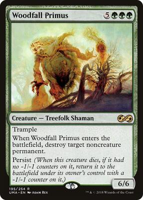 Woodfall Primus card from Ultimate Masters