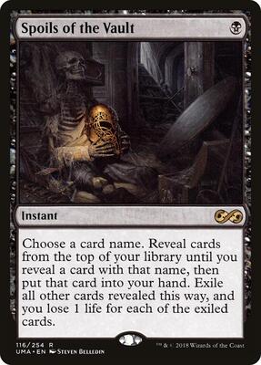Spoils of the Vault card from Ultimate Masters