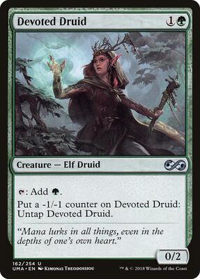 Devoted Druid card from Ultimate Masters