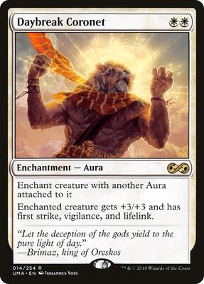 Daybreak Coronet card from Ultimate Masters