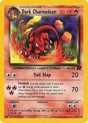 Dark Charmeleon [W Stamped] card from WoTC Promo