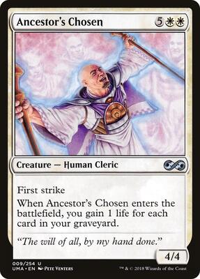 Ancestor's Chosen card from Ultimate Masters