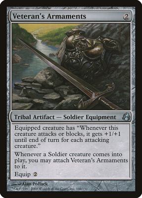 Veteran's Armaments card from Morningtide