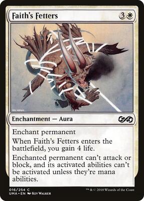 Faith's Fetters card from Ultimate Masters