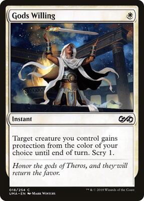 Gods Willing card from Ultimate Masters