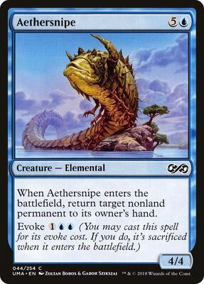 Aethersnipe card from Ultimate Masters