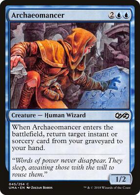 Archaeomancer card from Ultimate Masters