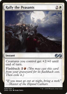 Rally the Peasants card from Ultimate Masters