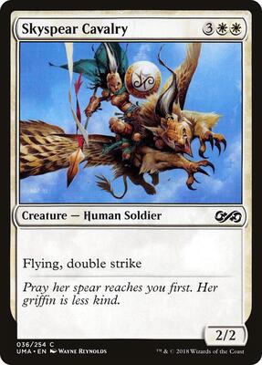 Skyspear Cavalry card from Ultimate Masters