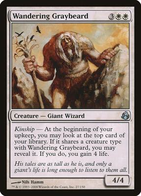 Wandering Graybeard card from Morningtide